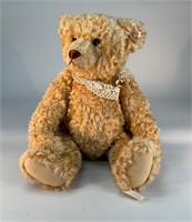 24'' Tall Large Steiff Bear Lace Collar