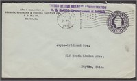 Georgia Southern & Florida Railroad Corner Card, U