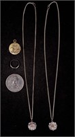 Vintage Jewelry and Medal Lot