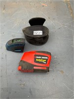 Auto Measuring tape and level