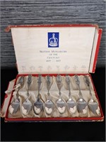 Birks Silver Plated Royal Monarchs Spoon Set