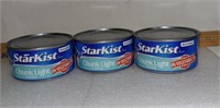 D4)  3 Large cans Starkist Tuna exp 2027