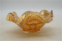 Imperial Glass Marigold Carnival Glass Bowl