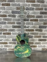 Painted Guitar for Decor