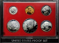 1981 United States Mint Proof Set 6 coins No Outer