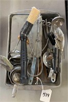 Misc. Kitchen Utensils with Pan