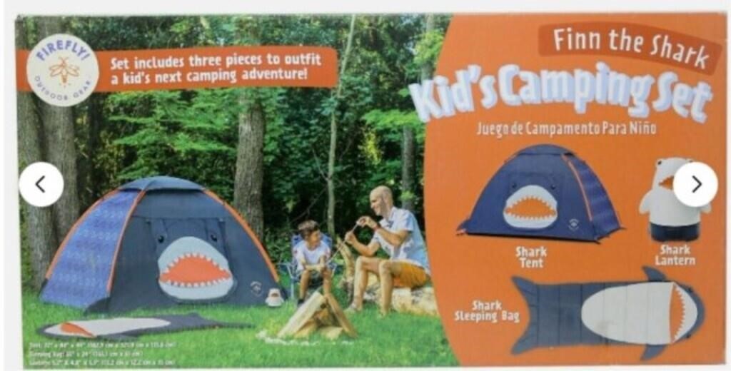 Finn The Shark Kids Camping Set