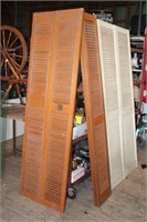 3 Wooden Shutter Doors / Bifolds