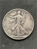 1944 S Walking Liberty Silver Half Dollar