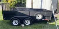 Tandem Axle Trailer 12' 4" Long X 6' 6" Wide