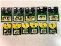 11 John Deere Toy Tractor’s, 1/87 & 1/50th Scale