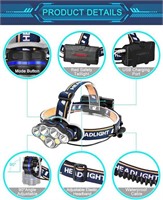 *LED Headlamp Rechargeable