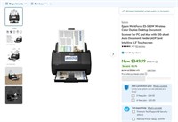 OF3596  Epson ES-580W Document Scanner, 100-sheet