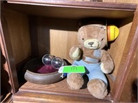 Smokey Bear Stuffed Toy + Collection Plate