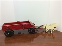 Wood Horse Drawn Wagon