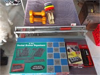 Manual Tile Cutter, 6 pc. Socket Organizer & More