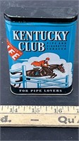 Kentucky Club Pocket Tobacco Tin. #SC.