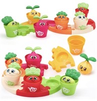 HAHALAND VEGETABLE COLOUR AND NUMBER SORTING TOY