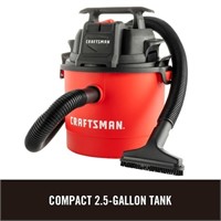 Craftsman 2.5-gallons 2-hp Corded Wet/dry Shop