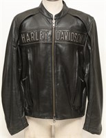 Men's L Harley Davidson Leather Motorcycle Jacket