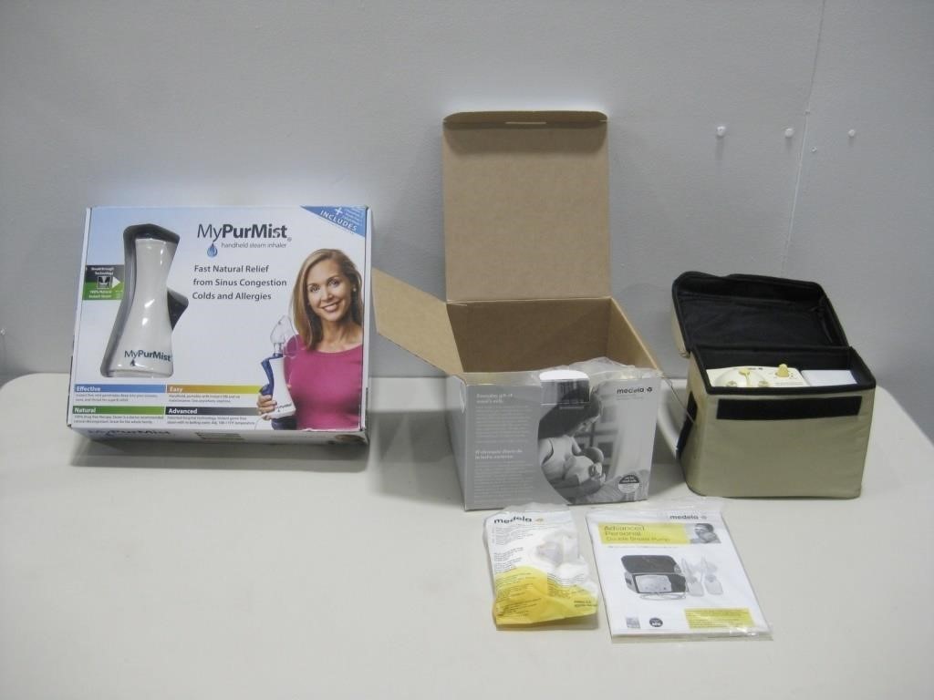 NIB Breast Pump & Handheld Steam Inhaler See