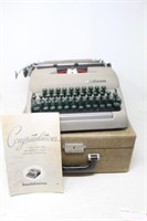 Smith -Corona Sterling Typewriter w/ Case