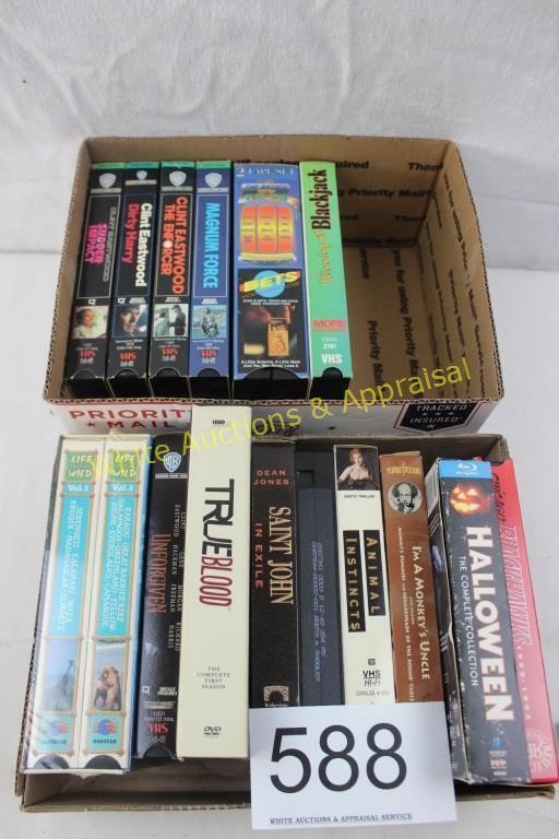 Group of 16 VHS Tapes