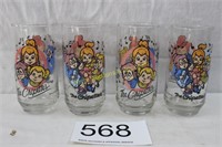 4 Chipettes Drinking Glassses - All the Same