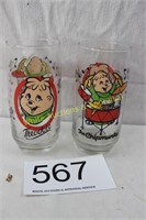 2 Chipmunks Glass / Tumbler - Theodore