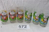 Camp Snoopy Drinking Glass  - 2 Sets of 3 Each