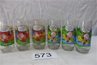 Camp Snoopy Drinking Glass  - 2 Sets of 3 Each