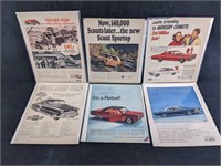 Vintage Car Advertisement Lot GMC, Ford, Chevrolet
