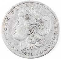 Coin 1878-CC Morgan Silver Dollar in Fine*