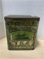 Imperial Blend tea tin (green)