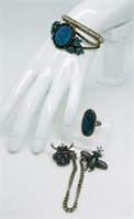 Navajo Style Jewelry Set of 4