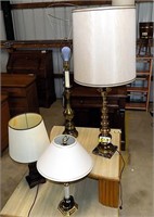 4 TABLE LAMPS