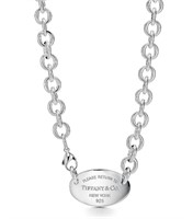 Tiffany & Co. Return To Oval Tag Choker