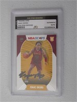 ISAAC OKORO AUTHENTIC AUTO ROOKIE CARD FSG GRADED