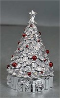 Reed & Barton Silver Wind Up Christmas Tree