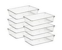 MSRP $18 6 Pack Drawer Organizers 6x9"