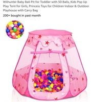 MSRP $27 Pink Ball Pit with Balls