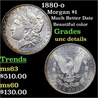 1880-o Morgan $1 Grades Unc Details