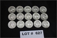 15-1964 Washington Silver Dollars