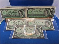 9-1867-1967 1.00 DOLLAR BILLS NO SERIAL