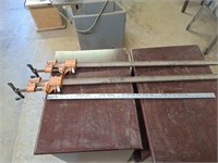 2, very nice 72" bar clamps