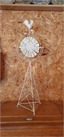 Rooster decorative windmill
