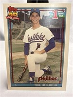 1991 TOPPS MIKE LIEBERTHAL ROOKIE CARD 471