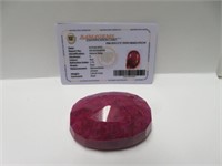 LOOSE NATURAL OVAL RUBY