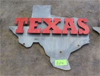 "Texas" 1/4" Steel Sign