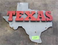 "Texas" 1/4" Steel Sign